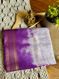 Bagalpuri Premium Soft Silk Saree-Purple