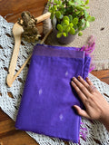 Bagalpuri Premium Soft Silk Saree-Violet