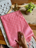 Premium Soft Semi-Silk Saree – Lightweight & Effortless- Peach